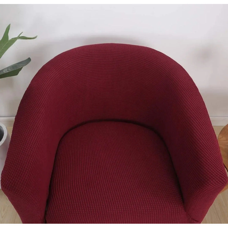 Funda Cubre Sillón De 1 Cuerpo Para Poltrona Rojo Rojo