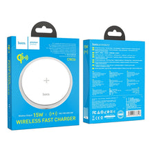 Cargar imagen en el visor de la galería, Cargador Inalambrico Hoco Cw26 15w Blanco
