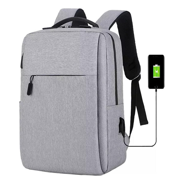 Mochila Antirrobo Impermeable Escolar Laptop 15.6 Carga Usb