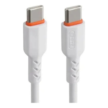 Cable Usb Tipo  C 60w 2metros Carga Rápida Accesorios Celu Blanco
