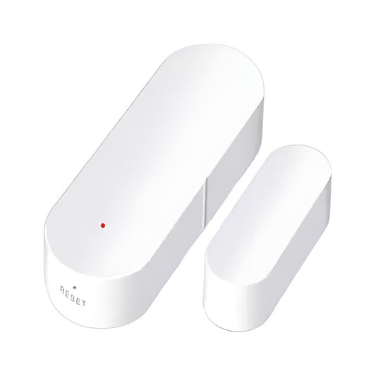Sensor Puerta Y Ventana Y Luz Wifi Inteligente 2 En 1 Tuya Blanco