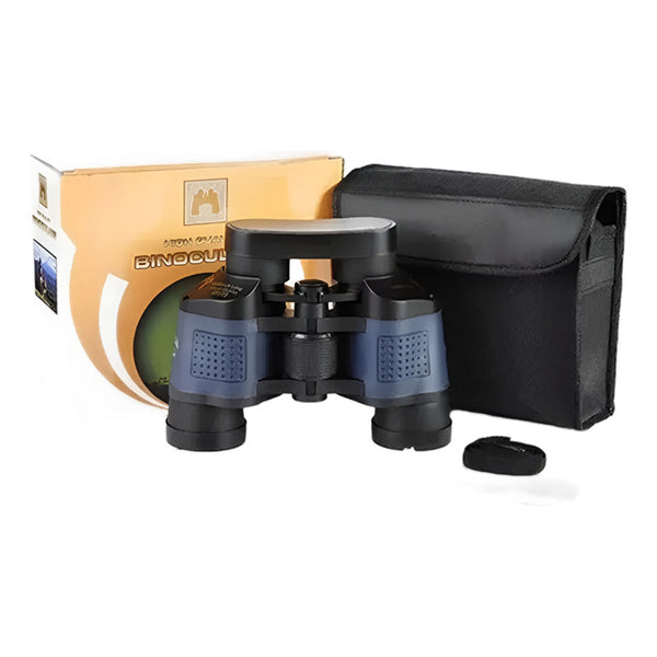 Binoculares De Visión Nocturna De 60x60 Con Telescopio Azul Oscuro
