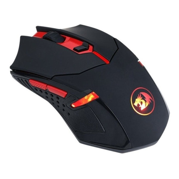 Kit Redragon Padmouse/mouse Inalambrico M601wl-ba Negro Y Rojo