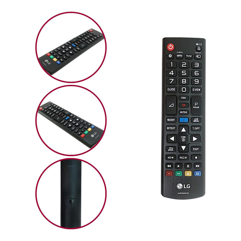 Mando A Distancia LG Tv Akb75055702