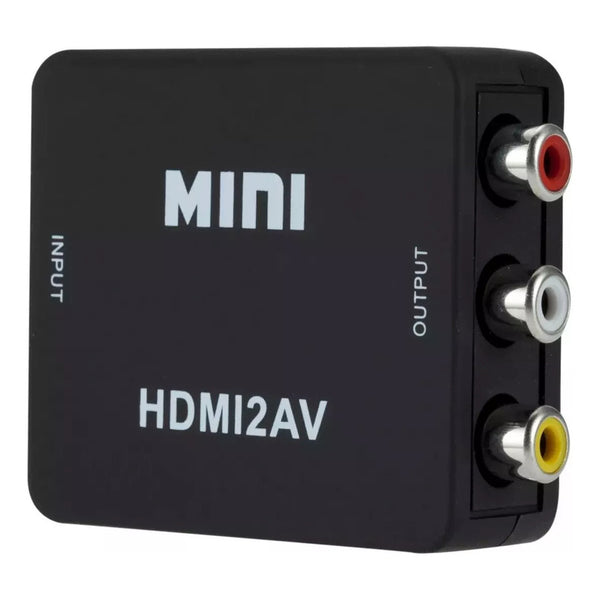 Mini Adaptador De Señal Hdmi - Rca Audio Y Video