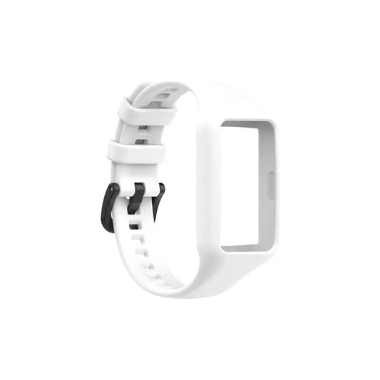 Correa Genérica De 10 Mm Para Huawei Y Honor Band 6 Blanco 7.62 Cm