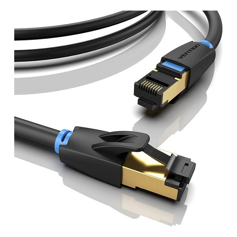 Cable De Red Cat8 5 M Patch Cord Sstp Rj45 Vention