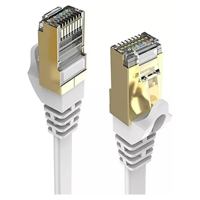 Cable Red Plano Categoria 8 Cat8 Rj45 Ethernet 40gbps 5mts