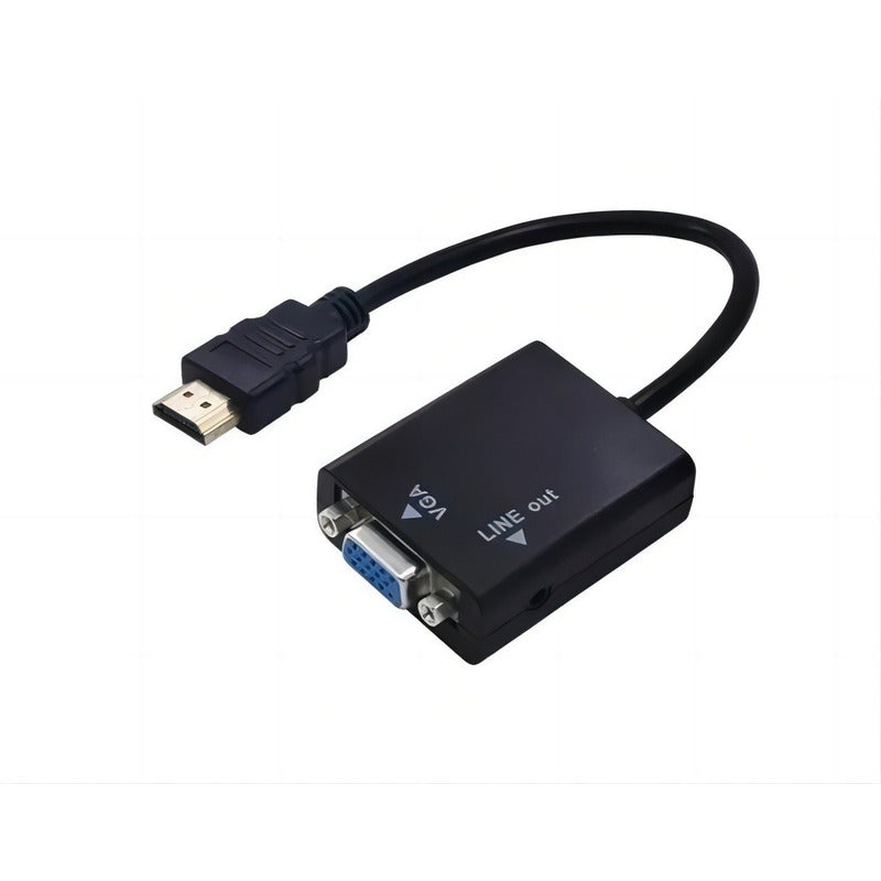 Adaptador Conversor De Hdmi A Vga Pro Max X L
