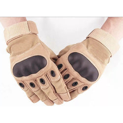 Guante Táctico Moto Outdoor Coyuntura Rígida Ocre M