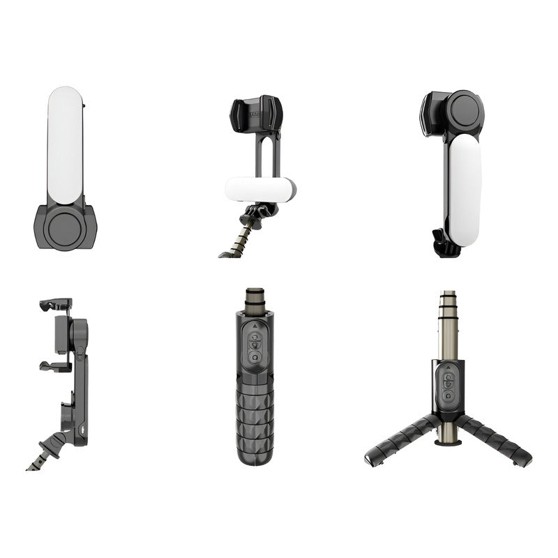 Estabilizador Portátil Gimbal Q09 Multifunción Giratorio 360 Negro