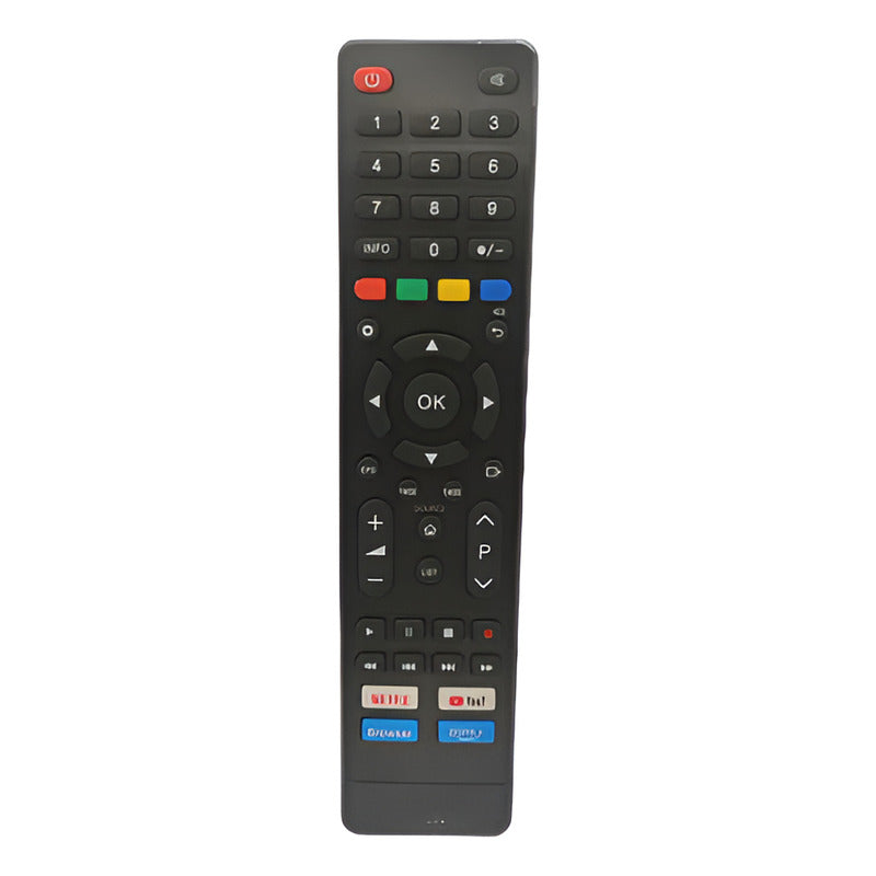 Control Remoto Nex, Onn, Rca, Aiwa Genérico Smartv. negro