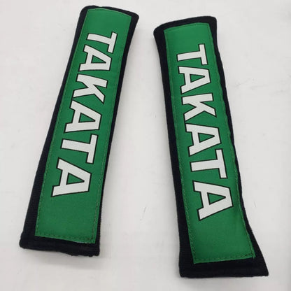 2 Cubre Cinturon Auto Tuning Universal Rg_imports Verde Oscuro