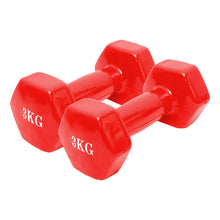 Cargar imagen en el visor de la galería, Pack 2 Mancuernas De 3kg C/u Antideslizantes

