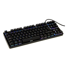 Load image into Gallery viewer, Teclado Gamer Njoytech Qwerty Outemu Blue Español Color Negro Con Luz Rgb

