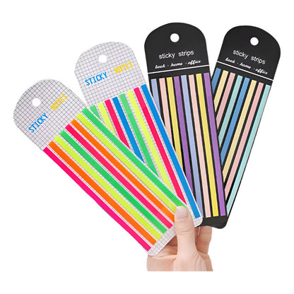 Pack 4 Strips Notas Adhesivas Transparentes Texto Variado