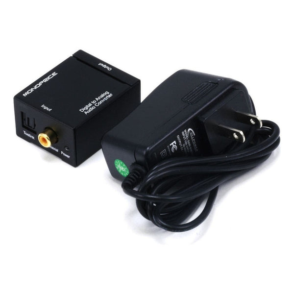 Convertidor Audio Digital A Analógico Coaxial Óptico A Rca