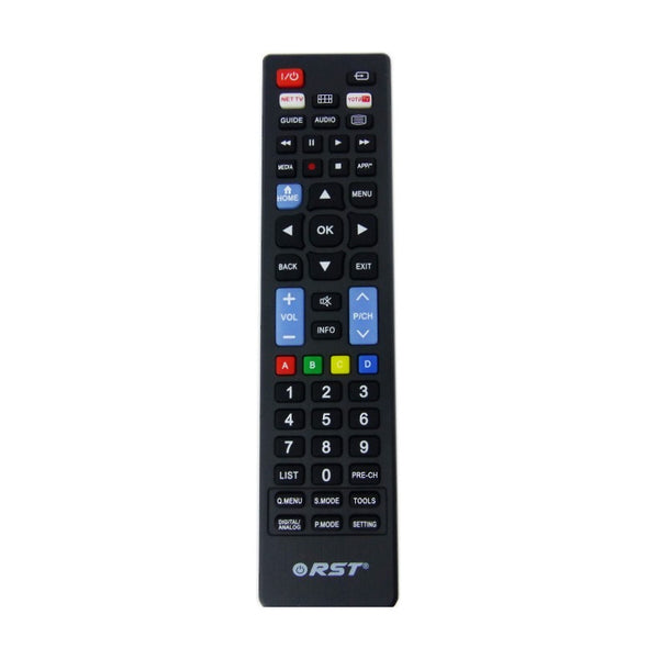 Control Remoto Compatible Con Samsung, LG, Sony, Smart Tv Negro