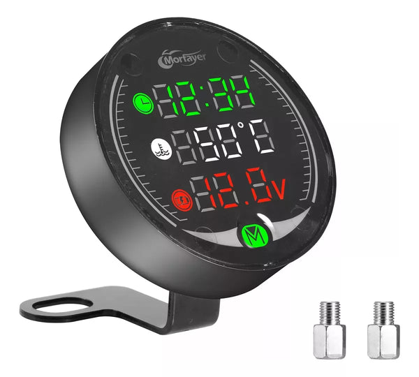 Medidor De Temperatura Para Motocicletas 5 En 1