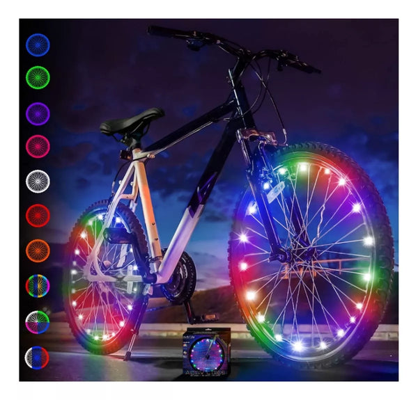 Luz Led Para Señalización Nocturna De Ruedas De Bicicleta