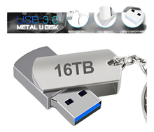 Cargar imagen en el visor de la galería, Memoria USD Pendrive 16tb 3.0 Con Llavero
