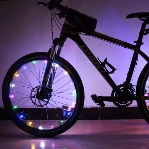 Luz Led Para Señalización Nocturna De Ruedas De Bicicleta