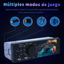 Cargar imagen en el visor de la galería, Reproductor Mp5 4.1 Un Solo Din Para Auto Con Camara Retroce
