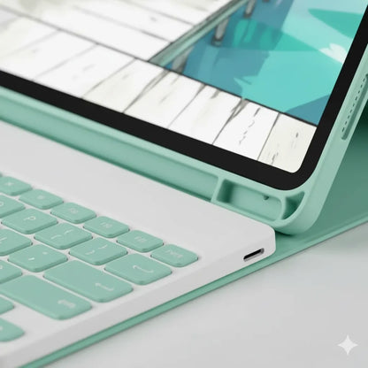 Funda Para iPad + Teclado Mouse 10.2/10.5
