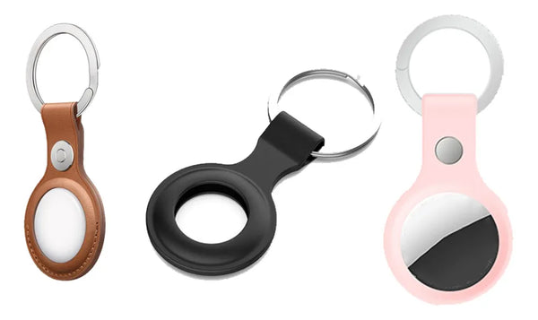 Carcasa Funda Protectora 360 Llavero De Cuero Para Airtag