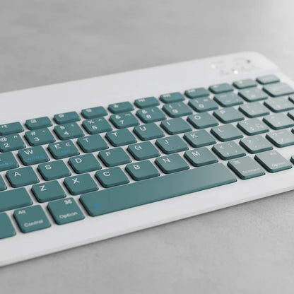 Carcasa Soft Para Ip Mini 4/5 (7.9)+ Teclado Verde Oscuro