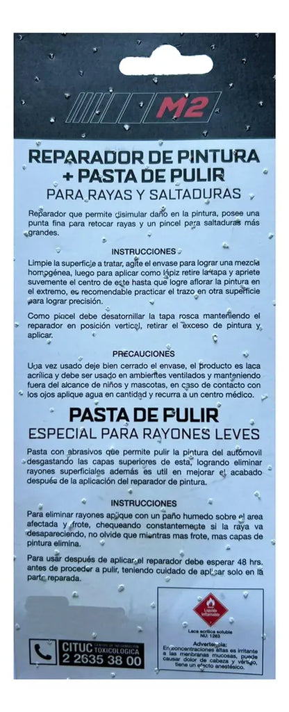Lápiz Retocador Rayones Pintura Auto Negro