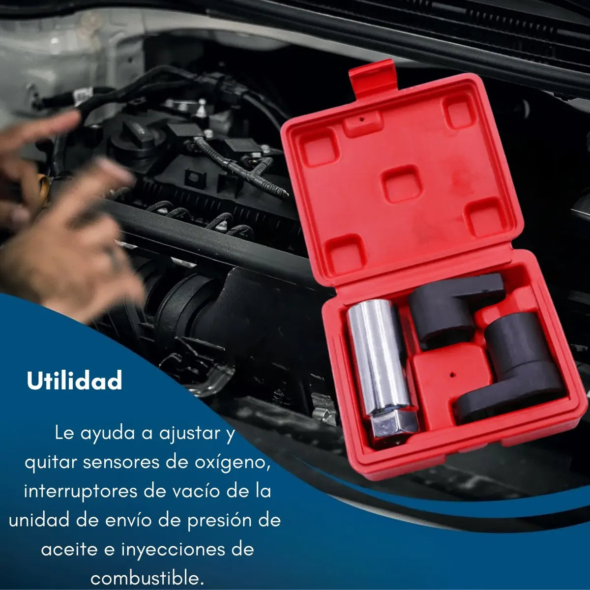 Kit 3 Dados Sensor Oxigeno 3 Pcs 1/2 Y 3/8 Pro