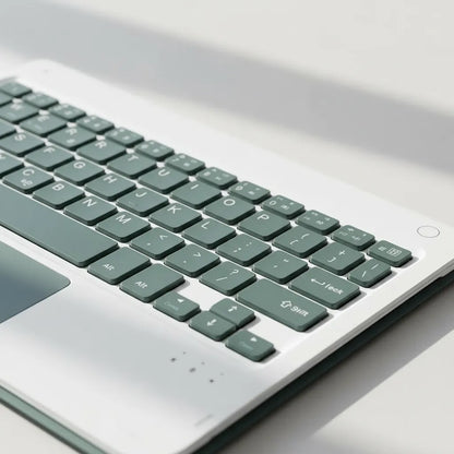 Funda Teclado Iluminado Para iPad Pro 12.9 5th 6th Verde Oscuro