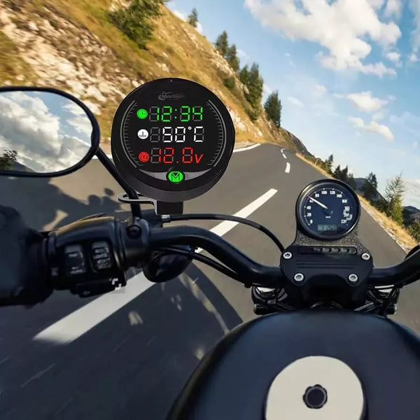 Medidor De Temperatura Para Motocicletas 5 En 1