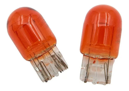 Ampolletas T20 Color Ambar 12v 21/5w - 2 Unidades