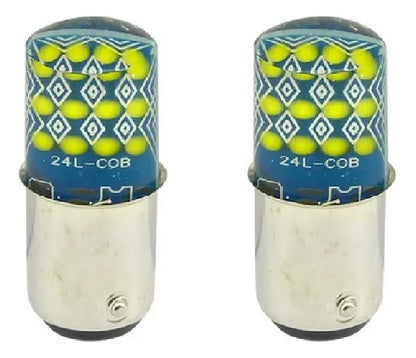 Ampolleta Led Freno 12v - Soquete 1157 - 2pcs Doble Contacto