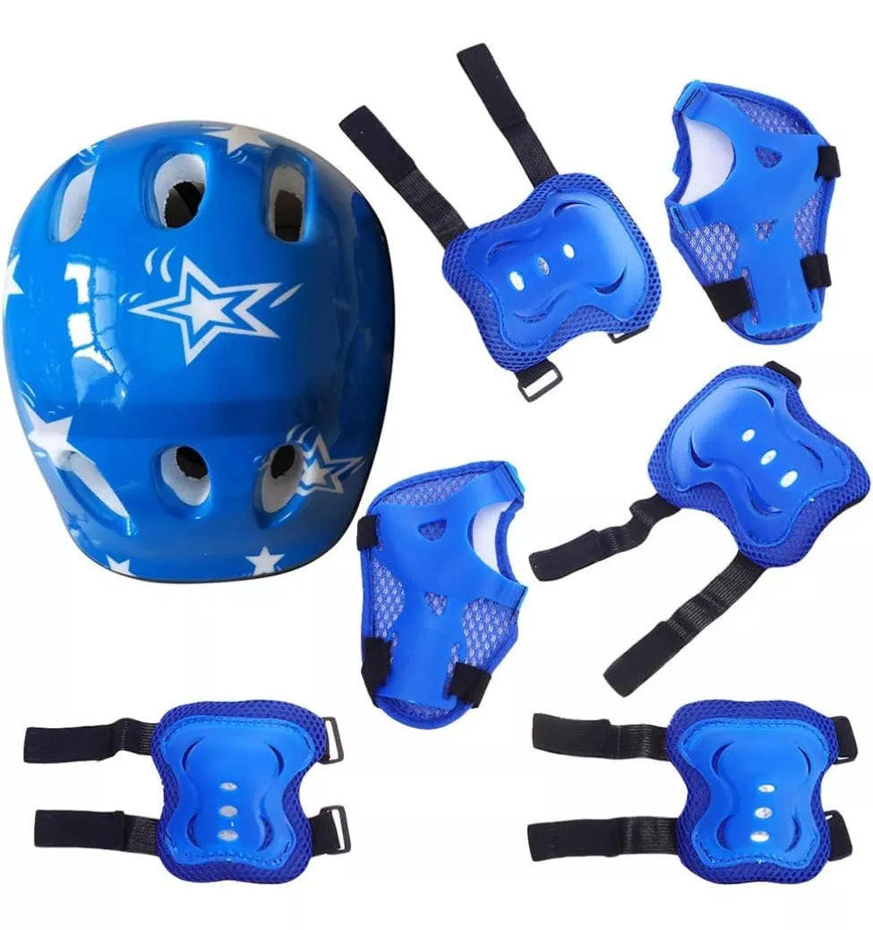 Juego De 7 Protectores Para Cascos De Patinaje Sobre Ruedas