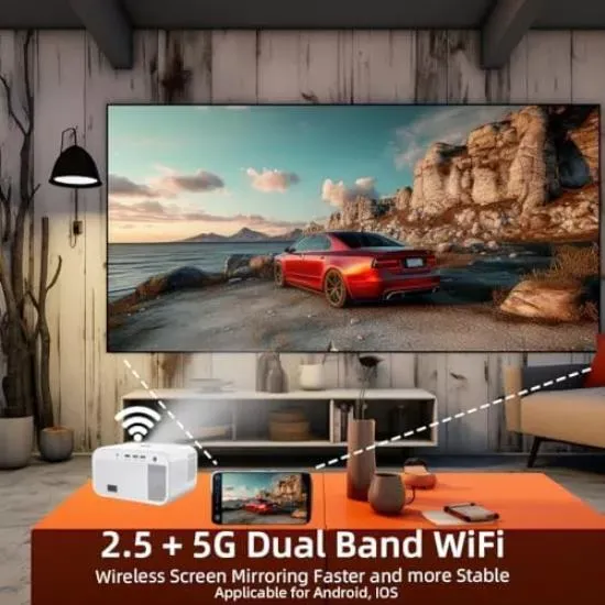 Proyector Profesional Led Android 5g Wifi Full Hd 1080p
