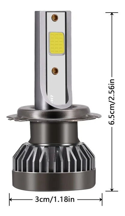 Kit Turbo Led H4 H7 H3 H11 9005 9006 880 881 Hb3 Hb4 12000lm