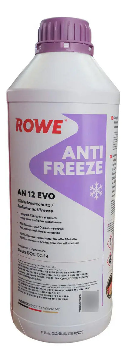 Refrigerante Anticongelante Rowe Hightec AN 12 EVO 1.5L Alemán