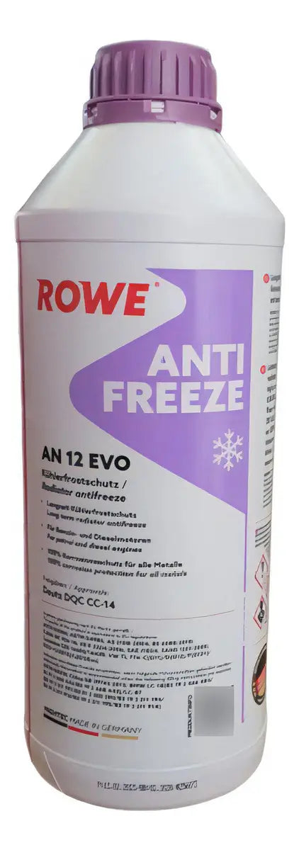 Refrigerante Anticongelante Rowe Hightec AN 12 EVO 1.5L Alemán