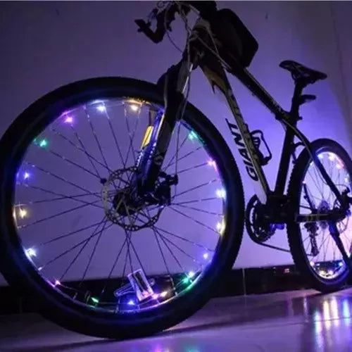 Luz Led Para Señalización Nocturna De Ruedas De Bicicleta