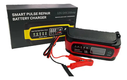 Cargador de Batería Inteligente y Rápido 12V 10A / 24V 5A