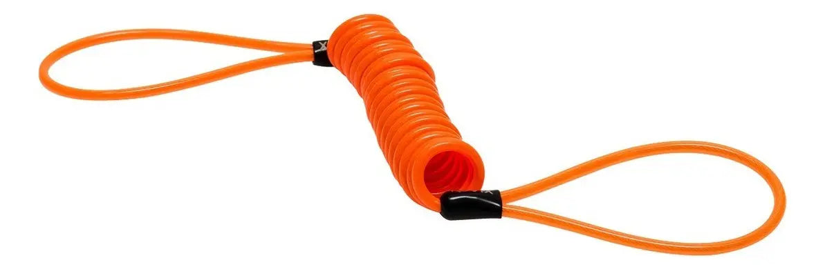 Cuerda De Seguridad Kovix Para Candados De Disco Naranjo