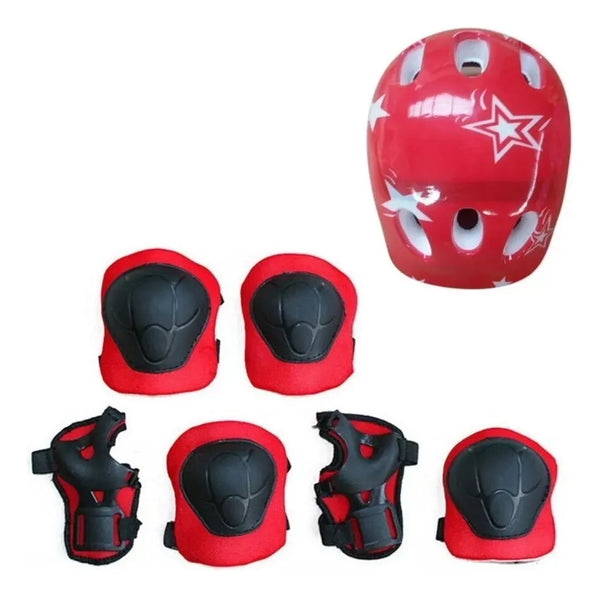 Juego De 7 Protectores Para Cascos De Patinaje Sobre Ruedas