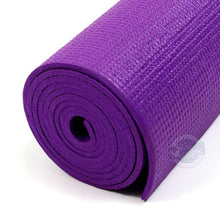 Cargar imagen en el visor de la galería, Mat De Yoga De 6mm Más Banda Transportadora- Púrpura
