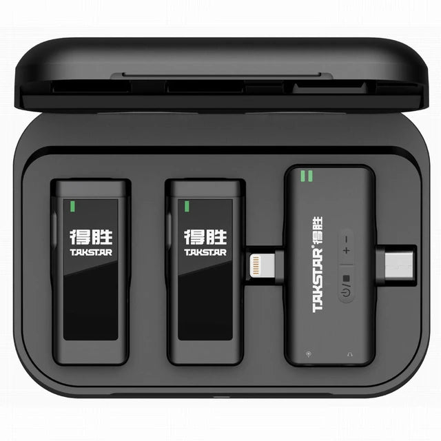 Microfonos Inalambrico Takstar V4 Solapa para iPhone iPad
