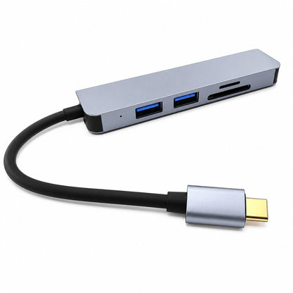 Hub Usb-c Multipuerto Rj45 Micro / Sd / Usb 3.0