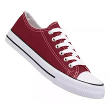 Cargar imagen en el visor de la galería, Zapatilla Urbana De Lona Unisex Casual - Color Rojo
