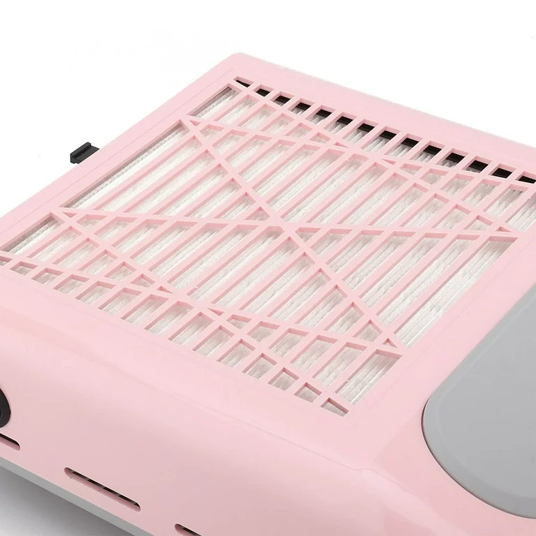 Extractor De Polvo Para Uñas Profesional 80w Rosa